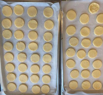 Las galletitas se hornean por 10-12 minutos a 160 grados (Foto: Instagram @koninklijkhuis)