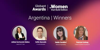 Las ganadoras argentinas de la última edición son Patricia Furlong, Sofía Gancedo, Nadia Cavalleri y Julieta Carricondo Robino