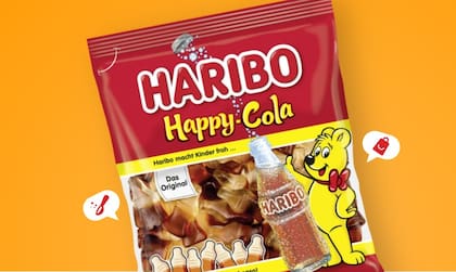 Las gomitas "Happy Cola" de Haribo