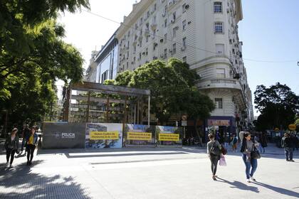 Las gradas estarán en Diagonal Norte