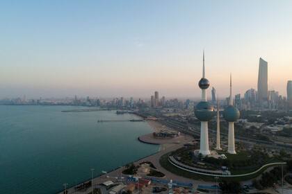 Vista de la ciudad de Kuwait