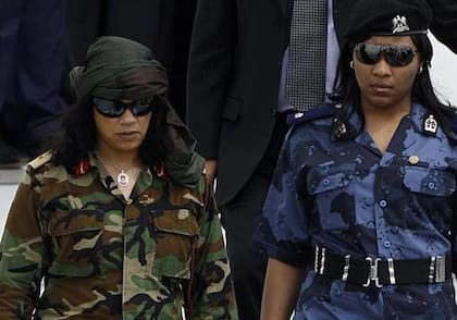 Las guardaespaldas de Gaddafi