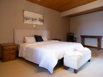 Las habitaciones del Hotel Tierra de los Antiguos son cómodas.