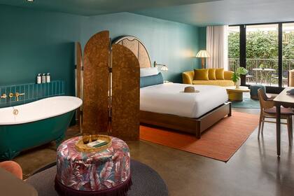 Las habitaciones del Mayfair House Hotel & Garden cuentan con detalles vintage