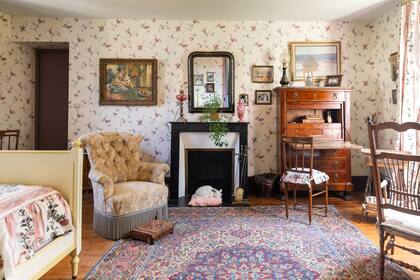 Las habitaciones que usaba el artista para recibir familiares y amigos.