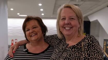 Las hermanas se encontraron tras cinco décadas y compartieron una semana viviendo juntas