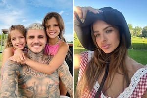 Las hijas de Wanda Nara y Mauro Icardi se enteraron a través de las redes sociales quién era María Eugenia Suárez