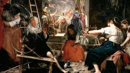 Las hilanderas o la fábula de Aracne, de Velázquez. Museo Nacional del Prado