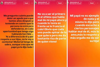 Las historias de Dalma Maradona