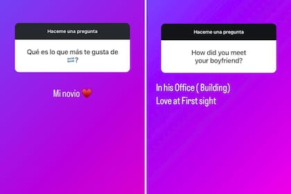 Las historias que compartió Camila Giorgi en Instagram. Foto: captura