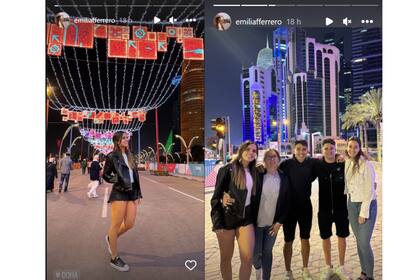 Las historias que compartió Emilia Ferrero, la novia de Julián Álvarez