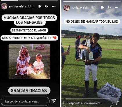 Las historias que publicó Sonia Zavaleta en referencia a su hermano Clemente, piden luz y agradecen por los mensajes y el amor recibido por toda la gente que añora la recuperación del polista