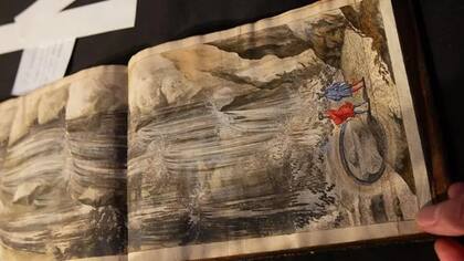 Las ilustraciones de la edición de 1703 mostraban lo que Schweitzer había visto en sus viajes por la región alpina suiza