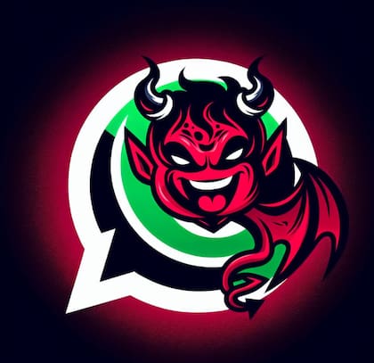 Las imágenes alusivas al "modo diablo" de WhatsApp pueden generarse a través de asistentes de inteligencia artificial