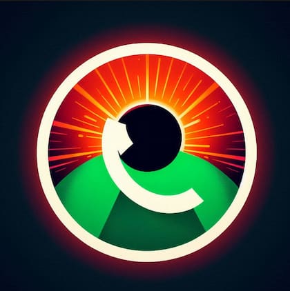 Las imágenes alusivas al "modo eclipse solar" de WhatsApp se pueden generar a través de asistentes de inteligencia artificial como Copilot