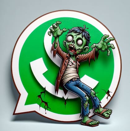 Las imágenes alusivas al "modo zombie" se pueden generar con inteligencia artificial