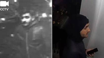 Las imágenes capturadas por las cámaras de seguridad de la casa mostraron a un hombre de apariencia similar al que se ve en los documentos de Jovanovic