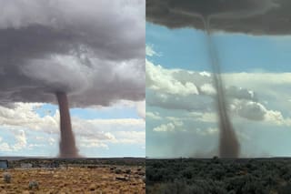 Dos tornados causaron daños en las viviendas de esta zona de Utah: el video del inusual fenómeno