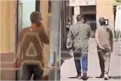 Las imágenes de Jey Mammon en España y su reunión con Omar Calicchio (Foto: Captura / LAM)