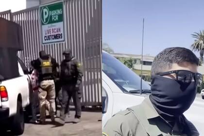 Las imágenes de la detención fueron grabadas por el celular de la joven, que estaba embarazada