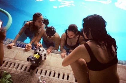 Las imágenes de la serie "Ninfas" fueron tomadas debajo del agua y sin usar tanque de oxígeno