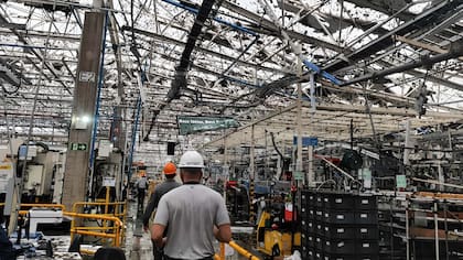 Las imágenes de lo ocurrido fueron compartidas por empleados en redes sociales