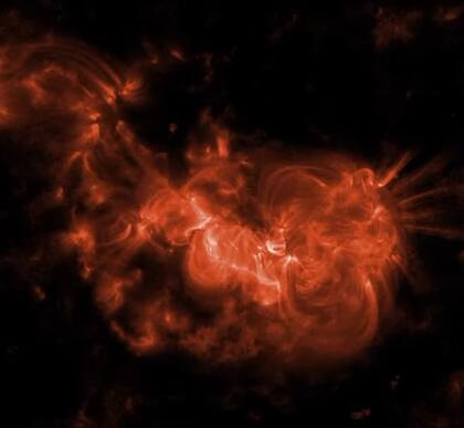 Las imágenes de los desprendimientos solares que publicó la NASA