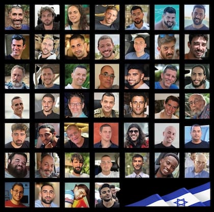 Las imágenes de los rehenes que serían liberados