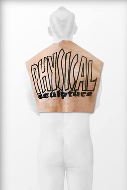 Las imágenes de los tatuajes que difunde Flatz en su sitio web