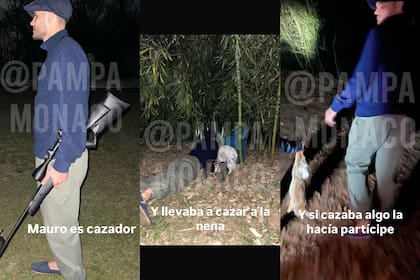 Las imágenes de Mauro Icardi cazando animales (Foto: Instagram @pampamonaco)