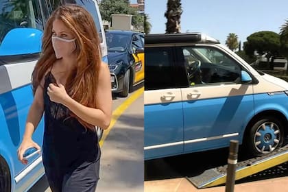Las imágenes de Shakira y el inconveniente que sufrió con su auto