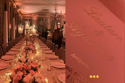 Las imágenes del casamiento de Lautaro Martínez y Agustina Gandolfo