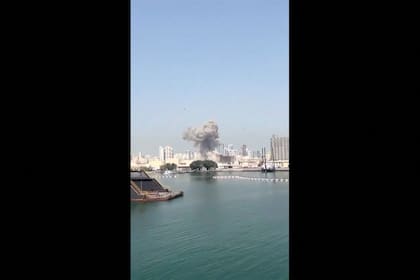 Las imágenes difundidas permiten reconstruir el alcance del bombardeo (Photo by various sources / AFP)