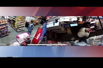Las imágenes que las cámaras captaron durante el robo en Cary en donde se llevaron 20 mil dólares