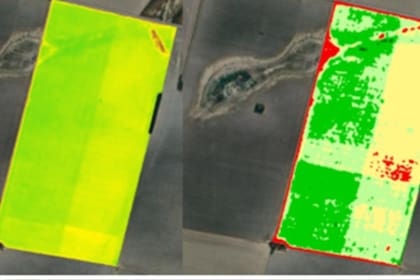 Las imágenes satelitales corroboraron resultados
