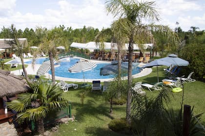 Las instalaciones de resort Bolacuá, un all inclusive a orillas del Paraná.