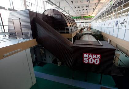 Las instalaciones del experimento Mars 500 en el Instituto de Trastornos Biomédicos de la Academia de Ciencias de Rusia, en Moscú