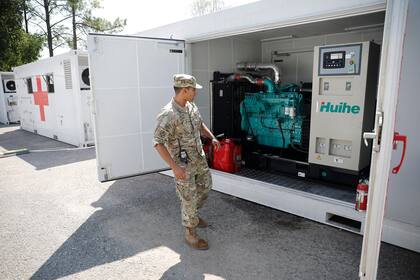 El hospital tiene sus propios generadores de electricidad