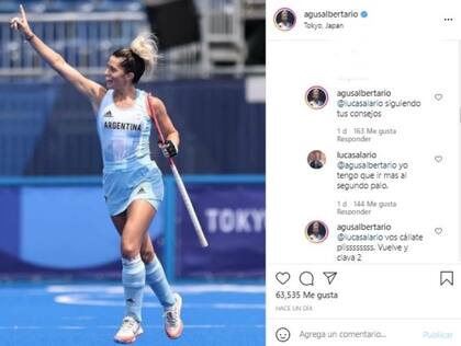 Las interacciones entre Lucas Alario y Agustina Albertario