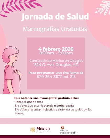 Las interesadas en realizarse mamografías gratuitas deben cumplir con ciertos requisitos (Instagram/@consulmexdou)