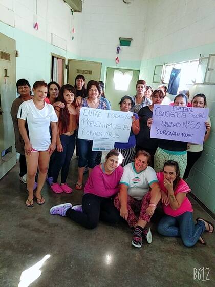 Las internas de Batán, tras su inédita decisión de no recibir visitas personales, en una cuarentena voluntaria por el coronavirus.