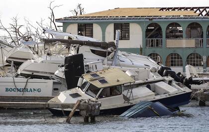 Las Islas Vírgenes Británicas también sintieron la furia del huracán