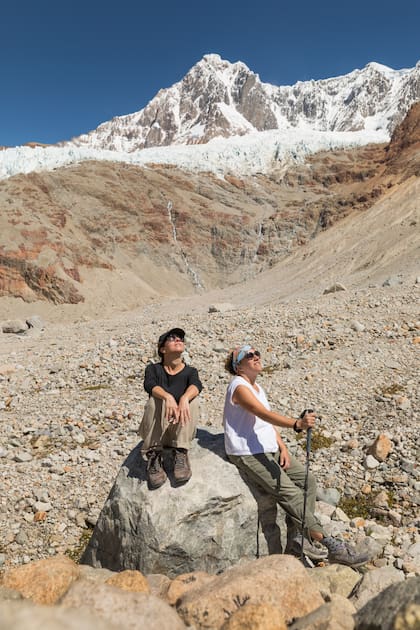 Las jornadas de sol son ideales para hacer el trekking.