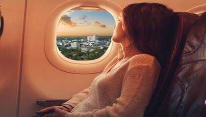 Las jóvenes viajaron en asientos separados y una de ellas habló con un pasajero durante el vuelo