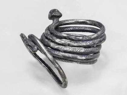 Las joyas de plata datan del año 800 d.C