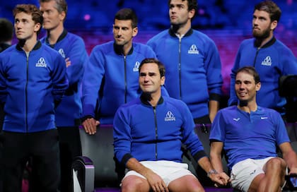 Las lágrimas de Federer y Nadal en la despedida del suizo
