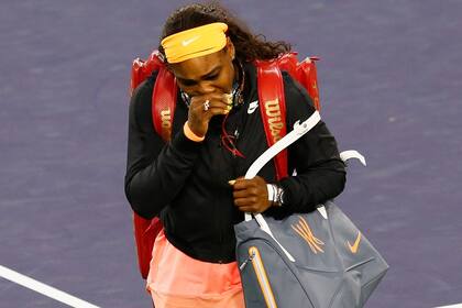 Las lágrimas de Serena en su regreso a Indian Wells