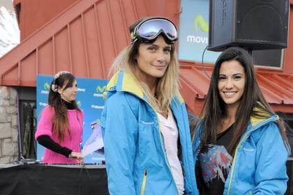 Las Leñas. Carola Kirby y Delfina Gerez Bosco, presentes