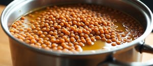 Para qué sirve agregar vinagre a la olla donde se hierven las lentejas