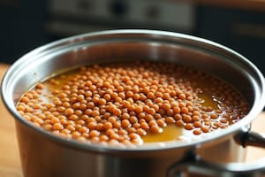 Para qué sirve agregar vinagre a la olla donde se hierven las lentejas